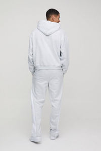 ชุดวอร์มแบบมีฮู้ด 2 in 1 ผ้าระบายอากาศ แห้งเร็ว ผ้าคอตตอนผสมโพลีเอสเตอร์ 100%  แบบลำลอง  รับสกรีนโลโก้  ซิป  ชุดวอร์มฤดูหนาว - Product Image 5