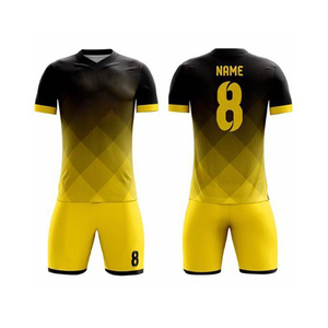 Uniforme de fútbol de poliéster 100% de alta calidad al por mayor, personalizado por sublimación y diseño, camiseta de fútbol americano con su propio diseño - Product Image 3