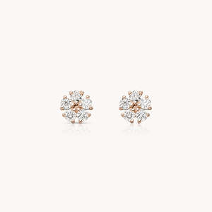 Boucles d'oreilles Lily Stud en or 14 carats avec diamants de laboratoire - Product Image 6