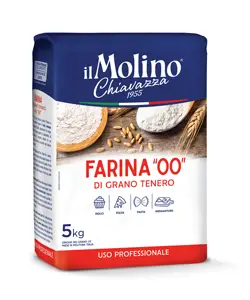 High Quality 100% Natural Flour SOFT WHEAT FLOUR 00 Ideal for Professional Use Made in Italy Ready for Shipping 5 kg
