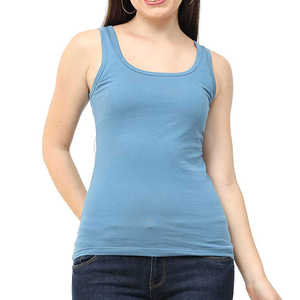 Custom Logo OEM Service Private Label Fitness Sports Gym Wears Wholesale Rate <b>Ladies</b> Breathable <b>Knitted</b> Yoga Workout <b>Tank</b> <b>Tops</b> - Product Image 1