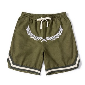 High Street Short de jogging de sport décontracté pour hommes Polyester confortable avec décoration de bouton d'impression de Logo personnalisé pour les joueurs de point - Product Image 3