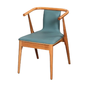 Silla Ejecutiva de Oficina con Estructura de Madera de Teca, Diseño Moderno, Reposabrazos Ajustables con Movimiento Oscilante, para Escuela y Sala de Estar - Product Image 3