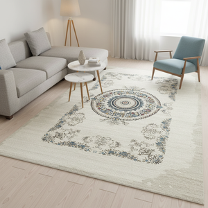 Tapis Erdenet Mongol 100% Laine Eco-Friendly Machine Made Carpet - Aurora Collection No:1 - Product Image 5
