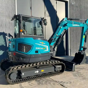 Sunwardd SWE60UF 6 Ton Mini Excavator Kubota Engine Motor KYB Hydraulic Components High Efficiency <b>5</b> Ton Operating <b>Weight</b> - Product Image 1
