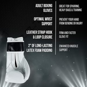 Gants de boxe d'entraînement Cleto Reyes avec fermeture à crochets et boucles pour le sparring et les sacs de frappe lourds, hommes et femmes, MMA, kickboxing - Product Image 2