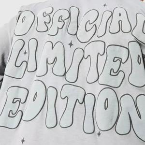 Logotipo personalizado 100% algodón alto para Camiseta con estampado de hojaldre 210gsm Street Wearing Soft Unisex para hombres poliéster/algodón de alta calidad - Product Image 6