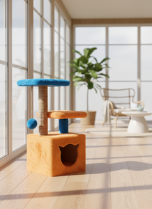 Griffoir pour chats Amistar Orange Sky de haute qualité, adapté à toutes les races et tailles de chats. - Product Image 6