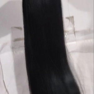 ผมต่อแบบเส้นตรง ALVI พรีเมียม อินเดียน เรมี่ เวอร์จิ้น บัลค์ ฮิวแมน เฮร์ เอ็กซ์เทนชั่นส์ แบบดับเบิ้ลดรอว์น ปลายผมเรียบลื่น แบบวอเตอร์เวฟ เป็นมิตรต่อสิ่งแวดล้อม น้ำหนักเบา - Product Image 1
