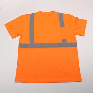 Camiseta de Seguridad Reflectante de Alta Visibilidad, Ropa de Trabajo de Manga Corta para Seguridad, Venta al por Mayor de Fábrica - Product Image 6