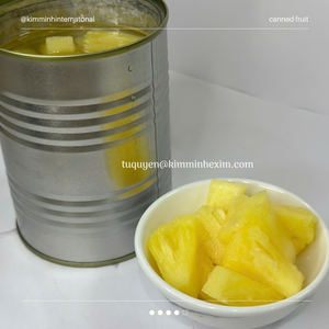 Morceaux d'ananas sucrés dorés dans du sirop Emballage de boîtes d'ananas de fruits en conserve en vente directe en vrac d'usine - Product Image 5