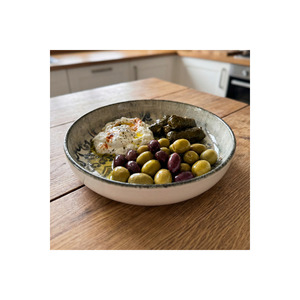 Bol à salade et à apéritif en céramique à motifs Valencia Miriana 17 cm, style méditerranéen, pour les fêtes - Product Image 1