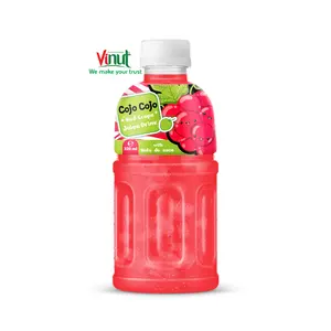 350ml VINUT Bottle Nata de coco drink with Red Grape Juice Manufacturers Bottle White Label Bottle packaging juice