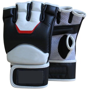 Gants de MMA à séchage rapide, respirants, en cuir, demi-doigts, durables. Meilleures conceptions de gants de MMA, fabrication OEM personnalisée MMA - Product Image 1