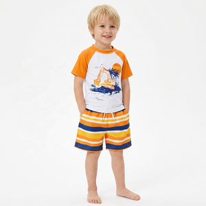 Ensemble de yoga pour garçons : T-shirt de compression à manches longues par sublimation, respirant, séchage rapide, UPF50+, écologique - Product Image 2