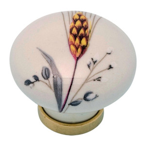 Pomoli in Porcellana Tondo con Base F/4 (pz.2) - Product Image 1