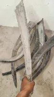 Bandes de corne de buffle d'eau de qualité supérieure pour arc long, corne naturelle de la meilleure qualité, couleur noire, fabriquées en Inde, écologiques, rustiques, rondes et polies
