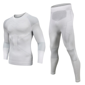 Combinaison de sport de compression performante, légère, respirante, extensible, pour la course à pied, le jogging, la salle de sport, l'entraînement - Product Image 1