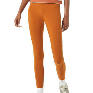 Leggings pour femmes à taille haute extensible, vente en gros, leggings de yoga à taille élastique, meilleur tissu décontracté pour leggings pour femmes avec OEM - Product Image 5