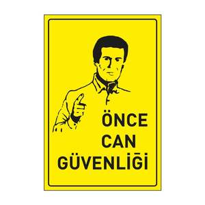 Safety First Sign PVC <b>Vinyl</b> Sticker for Home Decoration - Product Image 1