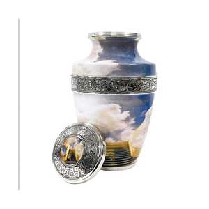 Top Selling Design & Crafted Urn Pet Ashes Funeral Items Brass Urn Cremation Exporter From India With High Quality - Product Image 5