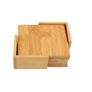Ensemble de sous-verres en bois naturel, décoration de Table et accessoires, sous-verres en bois - Product Image 6