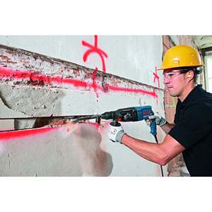 Martillo Rotatorio Eléctrico Industrial de 830W y 2.7J con Sistema de Cambio Rápido SDS-Plus Plus, Estuche de Transporte y Tope de Profundidad, Alimentado por Batería - Product Image 4