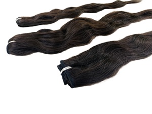 Extensiones de Cabello Humano Remy Virgen Indio de Alta Venta, 24 Pulgadas, Doble Trama a Máquina en Todos los Colores y Tamaños, Sin Caída - Product Image 5