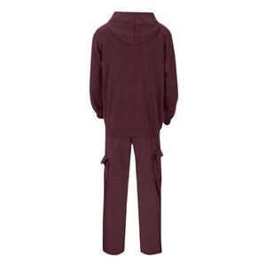 Vente en gros Streetwear Pantalon de survêtement à capuche Survêtements pour hommes Tissu tricoté respirant 2 pièces Ensemble Fabricant OEM Ensembles jogging décontracté - Product Image 6