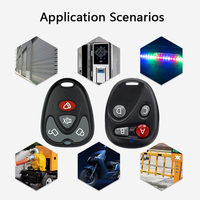 Télécommande universelle sans fil RF à 4 boutons pour ouvre-porte de garage et portail, avec code fixe et code d'apprentissage, garantie 1 an - Vente en gros usine