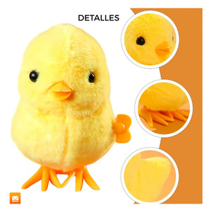 Jouet de poussin doux et coloré avec mécanisme à remonter pour enfants - Couleurs assorties - Product Image 6