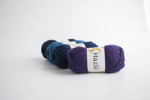 Fil à crocheter YARNA Hazle (100g) – Idéal pour le loisir, les cadeaux et le artisanat – Doux, durable, confortable, luxueux, texture corde, chaud, polyvalent, vibrant - Product Image 2