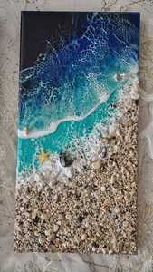 เรซิ่นอีพ็อกซี่สองส่วนผสมชนิดน้ำ สำหรับงานไม้ งานทำไปป์สูบ งานศิลปะเรซิ่นแบบไหล งานไม้ลายกระจกทะเล กาวเรซิ่นแบบพกพา ใช้ซ้ำได้ - Product Image 6