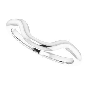 Stuller Wedding Band 51243:1086P SS - Product Image 5