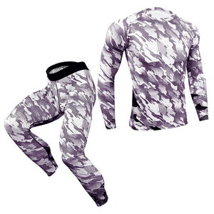 Trajes de Compresión Deportivos de Secado Rápido y Alta Calidad, 100% Poliéster, Ajuste Delgado, Transpirable, Unisex, Color Personalizado, Servicio OEM - Product Image 6