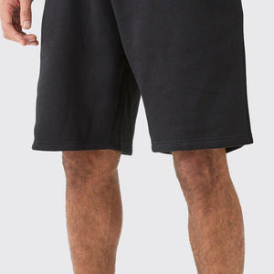 กางเกงขาสั้นเอวสองชั้นผู้ชาย ผ้าเจอร์ซีย์อเนกประสงค์ สไตล์ลำลองเรียบง่าย ทรงโอเวอร์ไซส์ ใส่สบาย ราคาโรงงาน 2026 - Product Image 5