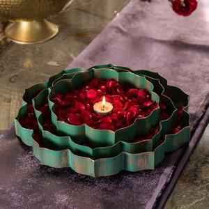 Iron Lotus Urli Modern Outdoor | Decoración al por mayor de colección Green & Gold de la mejor calidad - Product Image 3