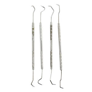 Kit de cureta y Raspador periodontal de la mejor calidad para estudiantes de odontología, juego de instrumentos de raspador dental de acero inoxidable con certificación CE - Product Image 3