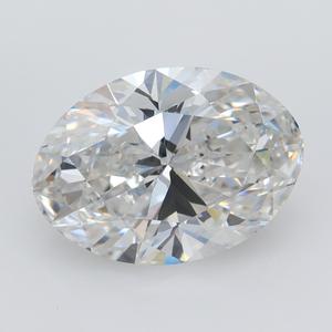 IGI Oval Cut 4,04 CT Lab Grown Diamond Loose para anillo G Color VS1 Clarity Lab Diamond Eco Friendly Diamond Loose para ella - Product Image 1