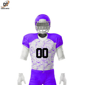 Uniforme de fútbol americano de fabricación profesional Uniforme de fútbol americano antiarrugas duradero para hombres - Product Image 4