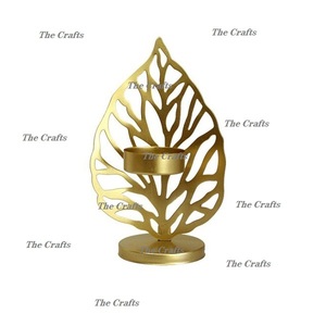 Bestest Design Candle <b>Holder</b> Handmade Metal Gold Color <b>Tealight</b> Candle <b>Holder</b> For Table Top Decoration Use - Product Image 1
