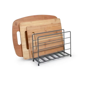 Metal Cutting Board and <b>Rack</b> Cutting Board <b>Rack</b> Knife Board <b>Kitchen</b> <b>Shelving</b> and Handmade Shinny Polished - Product Image 2