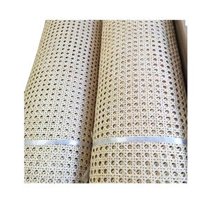 Wholesale Half Bleached Rattan Cane Webbing/ Open Mesh Rattan Mesh Webbing Roll <b>Radio</b> Herringbone Hexagon Pattern From Vietnam - Product Image 1