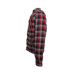 เสื้อเชิ้ตขี่มอเตอร์ไซค์ผ้าฟลานเนล OEM ได้รับมาตรฐาน CE เสื้อป้องกันสำหรับขี่มอเตอร์ไซค์ ขายส่งจำนวนมาก B2B โรงงานผลิตส่งออก - Product Image 3