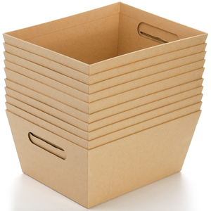 Boîte en papier de Noël personnalisée par le fabricant, <span class=keywords><strong>panier</strong></span>-cadeau pour fruits, plateau de marché pour emballages cadeaux, <span class=keywords><strong>panier</strong></span> en carton kraft - Product Image 5