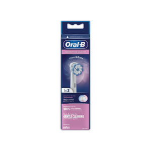 Oral-B-Cabezal de cepillo de dientes, limpieza sensible, 3 recuentos - Product Image 1