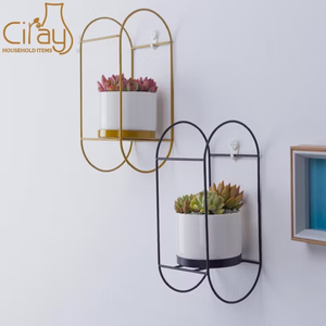 Sungmor Pot de plantes vintage en fonte Design classique Maison Hôtel Bureau Tenture murale Dessus de table Porte-fleurs artificielles - Product Image 5