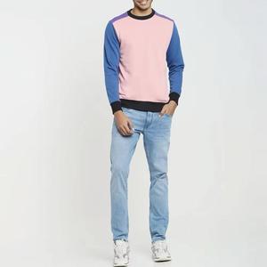 Novedades en Ropa de Moda, Sudadera Básica de Algodón Combinado, Tejido Cómodo y Transpirable, Sudadera Personalizada para Hombre - Product Image 4