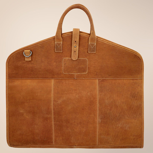 Leather Suit Carrier Garment Travel <b>Bag</b> Dustproof Organizer <b>Storage</b> <b>Hanging</b> Cover Personalized Gift for Him Groomsmen Wedding - Product Image 1