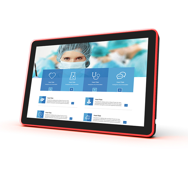 10.1 13.3 15.6 Inch POE-Powered Android Tablet With RGB Light Aside